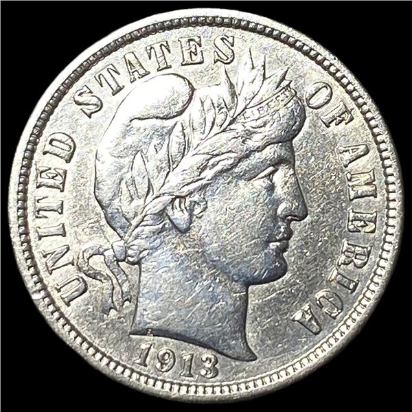 1913 Barber Dime UNCIRCULATED