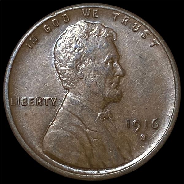1916-S Lincoln Wheat Cent UNCIRCULATED