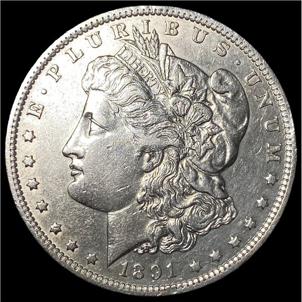 1891-O Silver Morgan Dollar CHOICE AU