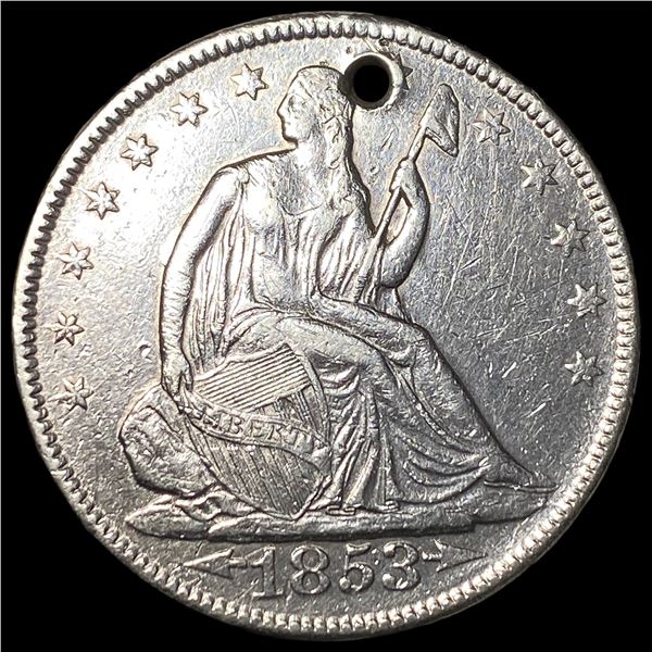 1853 Arrows Seated Liberty Half Dollar HIGH GRADE