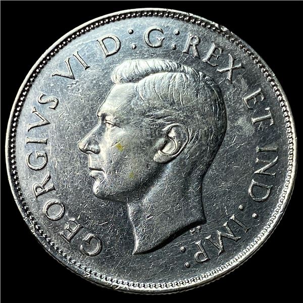 1947 Canada Silver 50 Cents HIGH GRADE