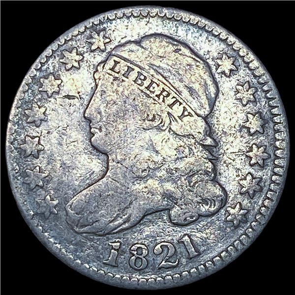 1821 Capped Bust Dime LIGHTLY CIRCULATED
