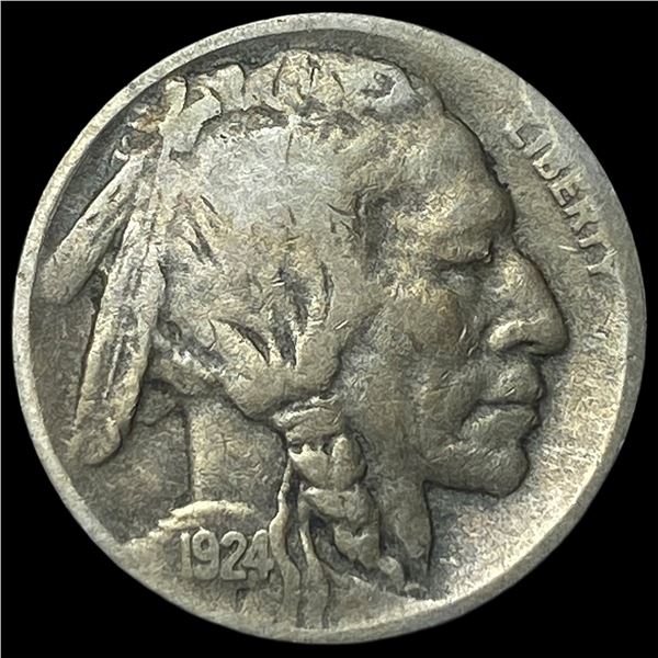 1924-D Buffalo Nickel LIGHTLY CIRCULATED