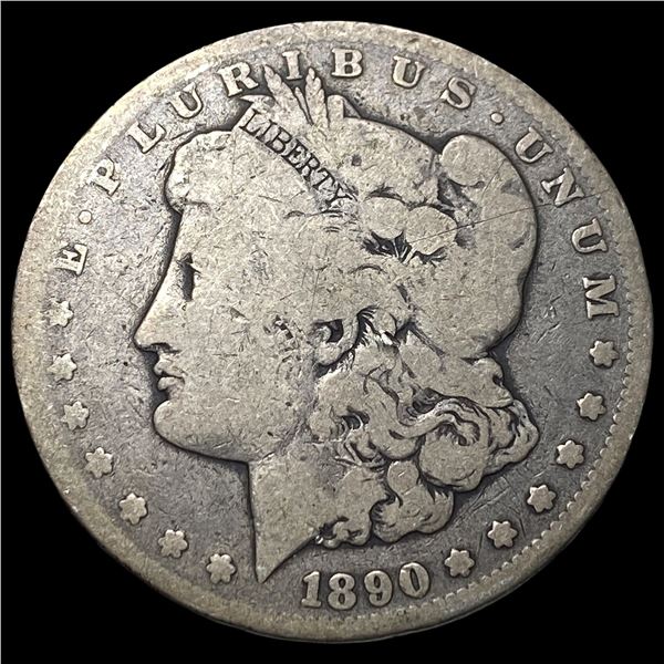 1890-CC Silver Morgan Dollar LIGHTLY  CIRCULATED