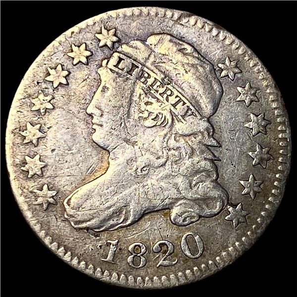 1820 Capped Bust Dime LIGHTLY CIRCULATED