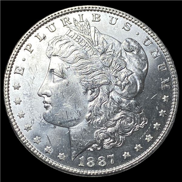 1887 Silver Morgan Dollar CHOICE AU