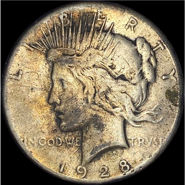 1928 Silver Peace Dollar NICELY CIRCULATED