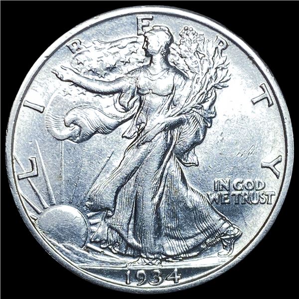 1934-S Silver Walking Liberty Half Dollar  UNCIRCULATED