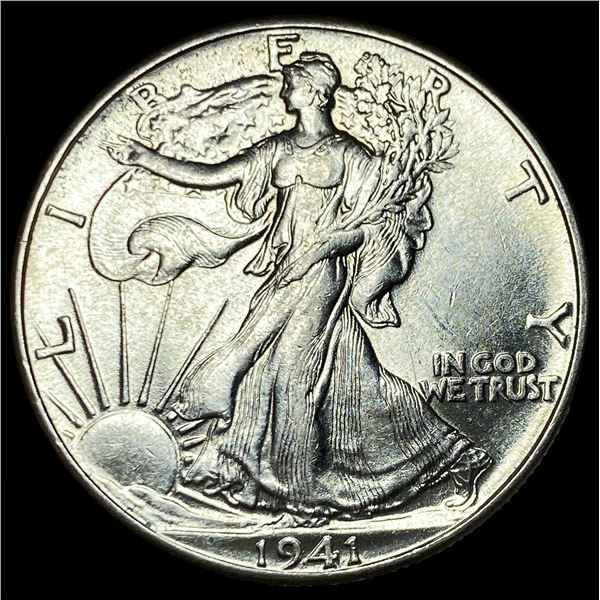 1941 Silver Walking Liberty Half Dollar  CHOICE BU