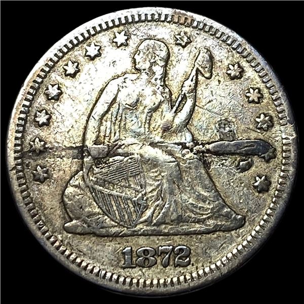 1872 Seated Liberty Quarter HIGH GRADE