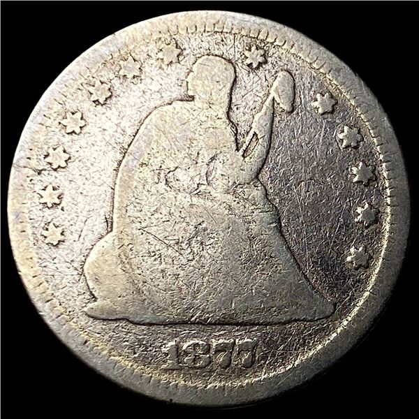 1877 Seated Liberty Quarter NICELY CIRCULATED