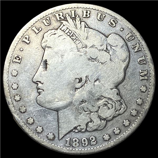 1892-S Silver Morgan Dollar NICELY CIRCULATED