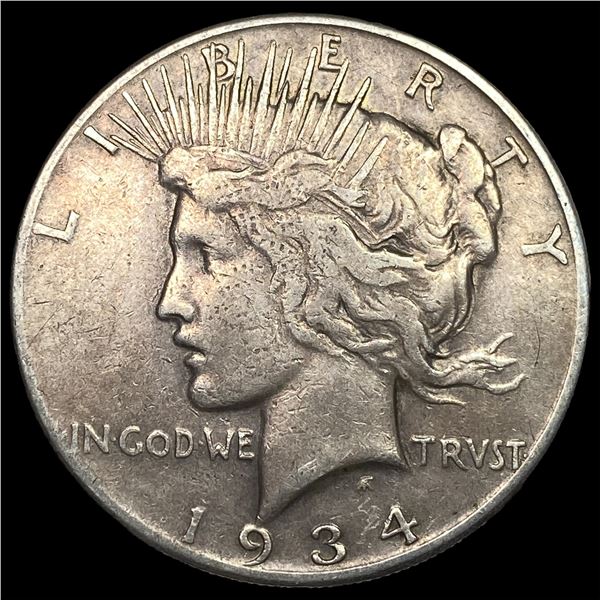 1934-S Silver Peace Dollar NEARLY UNCIRCULATED