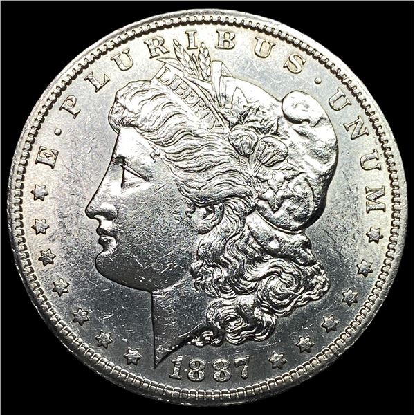 1887-S Silver Morgan Dollar CHOICE AU