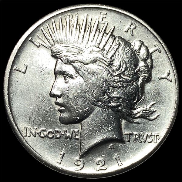 1921 Silver Peace Dollar ABOUT UNCIRCULATED