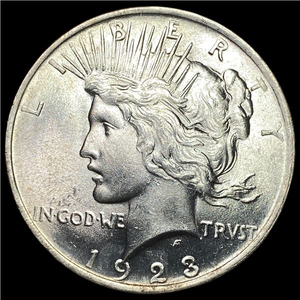 1923 Silver Peace Dollar SUPERB GEM BU