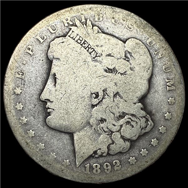 1892-CC Morgan Silver Dollar NICELY CIRCULATED