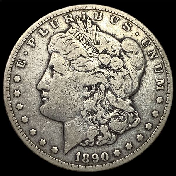 1890-CC Silver Morgan Dollar LIGHTLY CIRCULATED