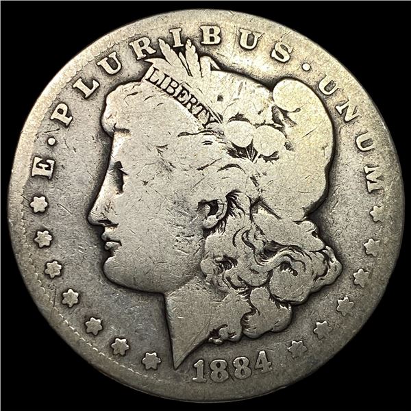 1884-CC Silver Morgan Dollar LIGHTLY CIRCULATED