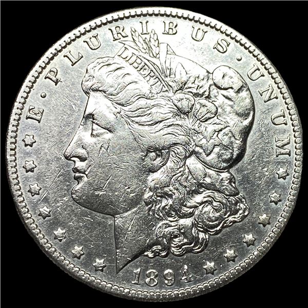 1894-O Silver Morgan Dollar ABOUT UNCIRCULATED