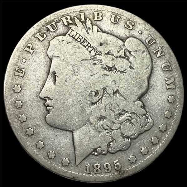 1895-S Silver Morgan Dollar LIGHTLY CIRCULATED