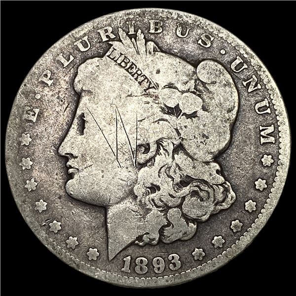 1893-CC Silver Morgan Dollar NICELY CIRCULATED