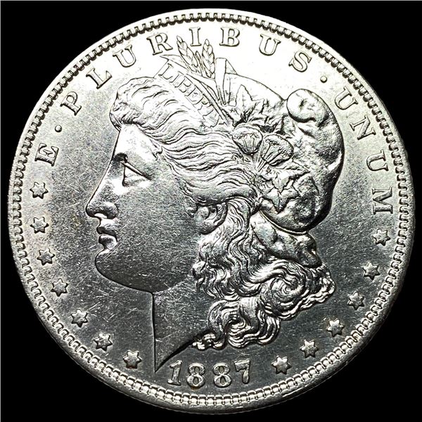 1887-O Silver Morgan Dollar CHOICE AU