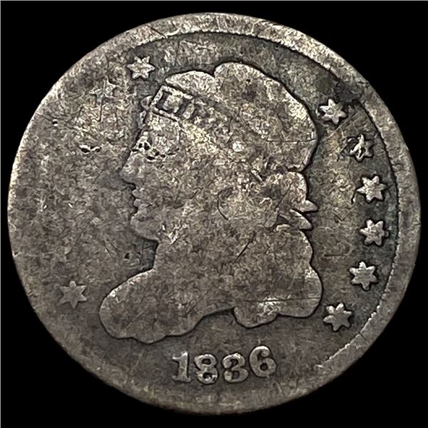 1836 Capped Bust Half Dime LIGHTLY CIRCULATED