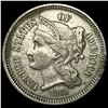 Image 1 : 1868 Nickel Three-Cent Piece ABOUT UNCIRCULATED