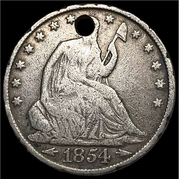 1854 Arrows Seated Liberty Half Dollar HIGH GRADE