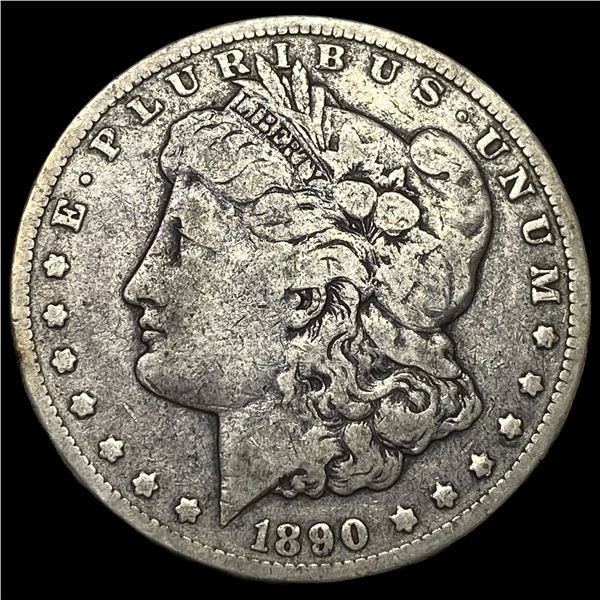 1890-CC Silver Morgan Dollar LIGHTLY CIRCULATED