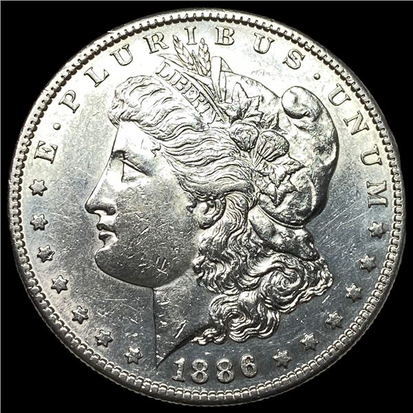1886-S Silver Morgan Dollar CHOICE AU