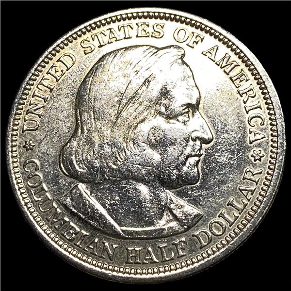 1893 Columbian Exposition Half Dollar NEARLY UNCIRCULATED