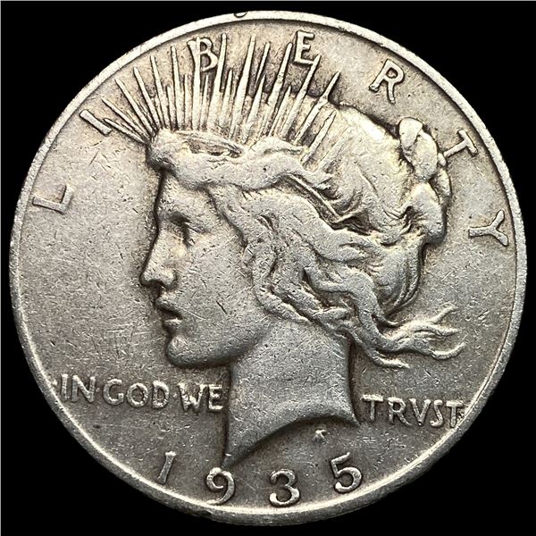 1935-S Silver Peace Dollar NEARLY UNCIRCULATED