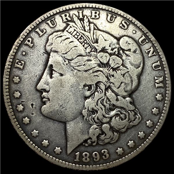 1893-O Silver Morgan Dollar LIGHTLY CIRCULATED