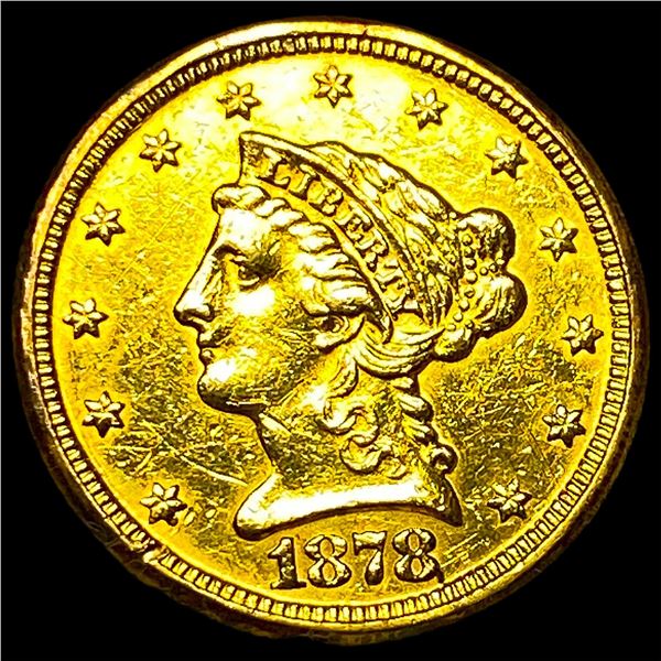 1878 Liberty Head Gold Quarter Eagle $2.50 HIGH GRADE