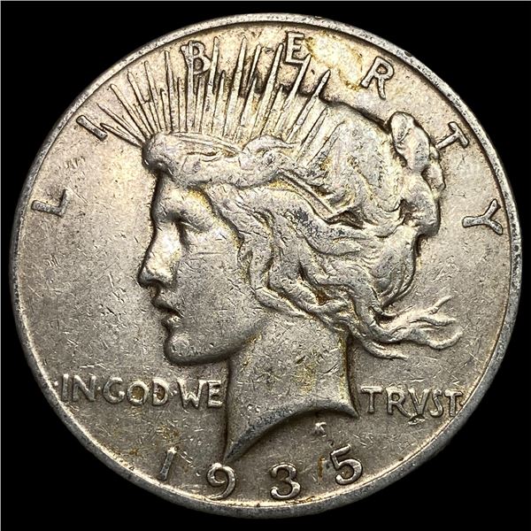 1935-S Silver Peace Dollar NEARLY UNCIRCULATED