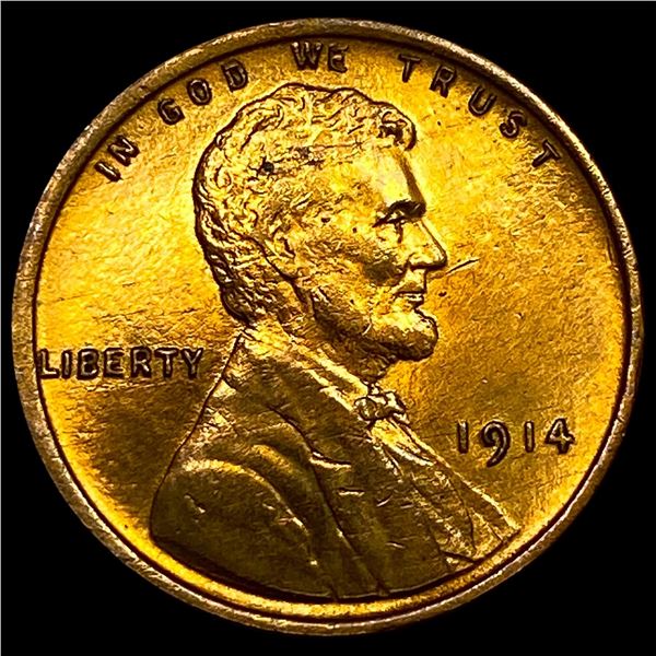 1914 Lincoln Wheat Cent GEM BU
