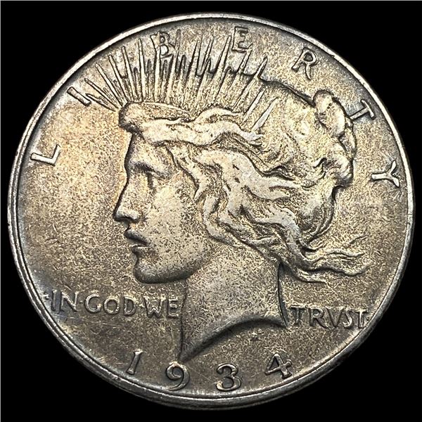 1934-D Silver Peace Dollar CLOSELY UNCIRCULATED