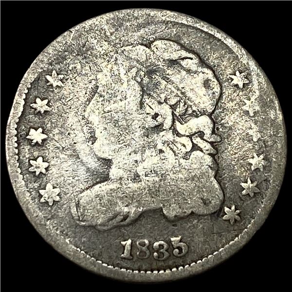 1835 Capped Bust Half Dime NEARLY UNCIRCULATED