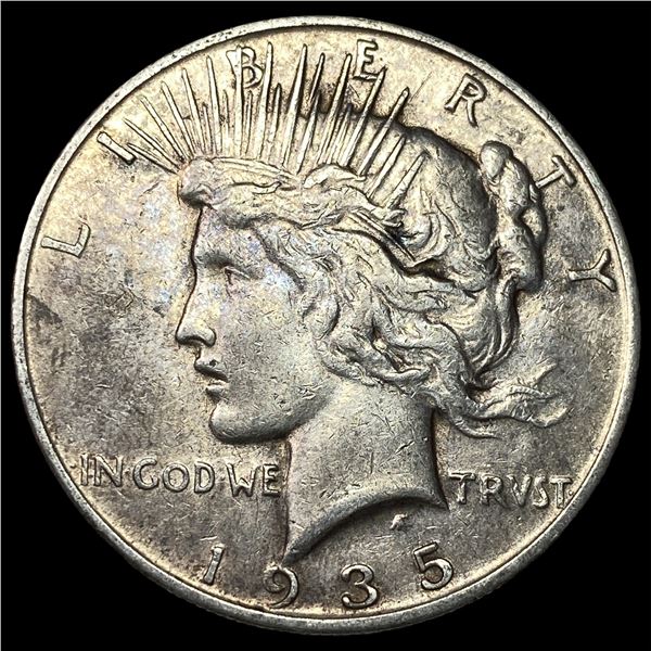 1935-S Silver Peace Dollar NEARLY UNCIRCULATED