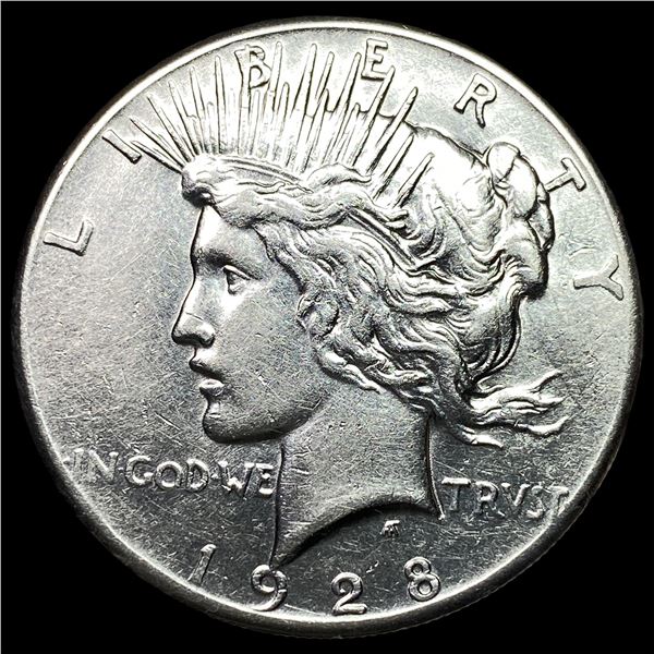 1928 Silver Peace Dollar CLOSELY UNCIRCULATED