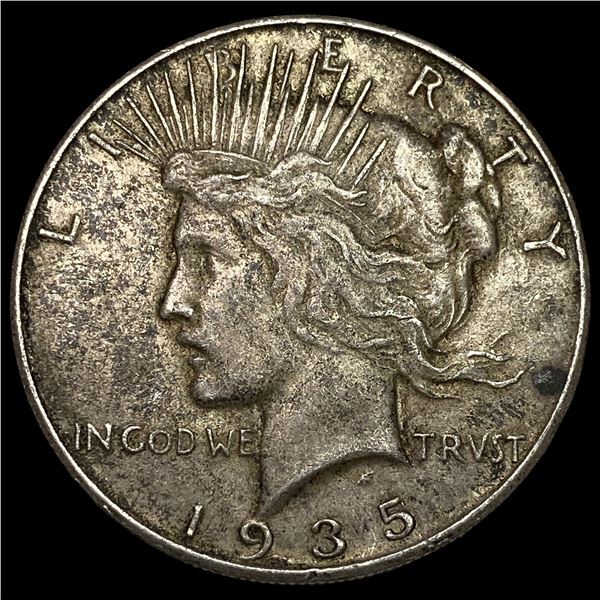 1935-S Silver Peace Dollar CLOSELY UNCIRCULATED