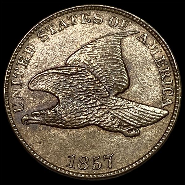 1857 Flying Eagle Cent UNCIRCULATED