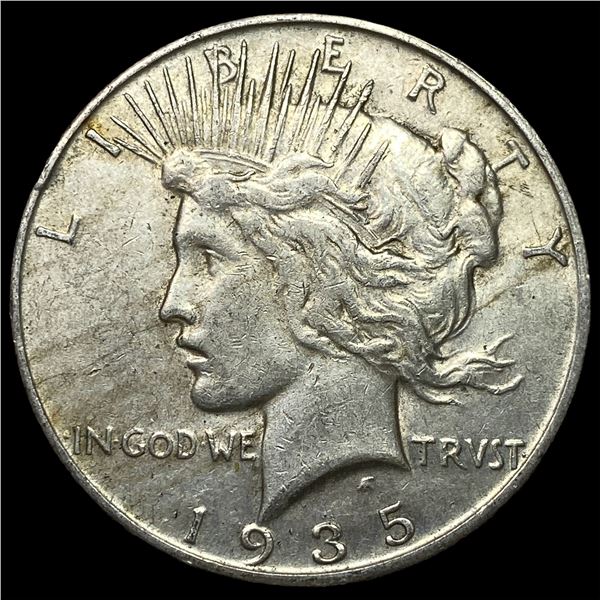 1935-S Silver Peace Dollar CLOSELY UNCIRCULATED