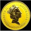 Image 1 : 1990 1/20 oz Gold Australian Nugget $5 CHOICE PROOF