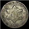 Image 1 : 1853 Silver Three-Cent Piece NEARLY UNCIRCULATED