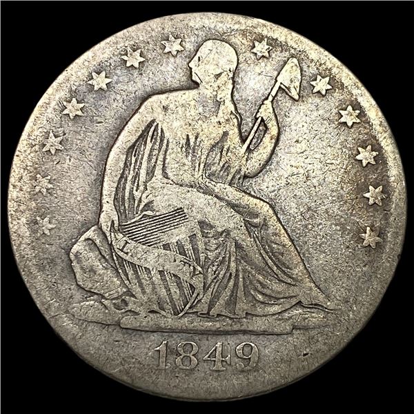 1849-O Silver Half Dollar NICELY CIRCULATED