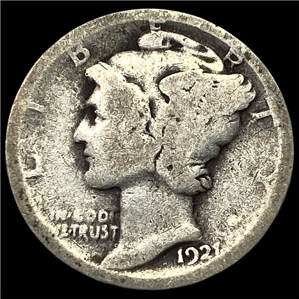 1921 Mercury Dime LIGHTLY CIRCULATED