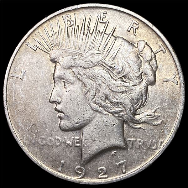 1927-D Peace Silver Dollar NEARLY  UNCIRCULATED